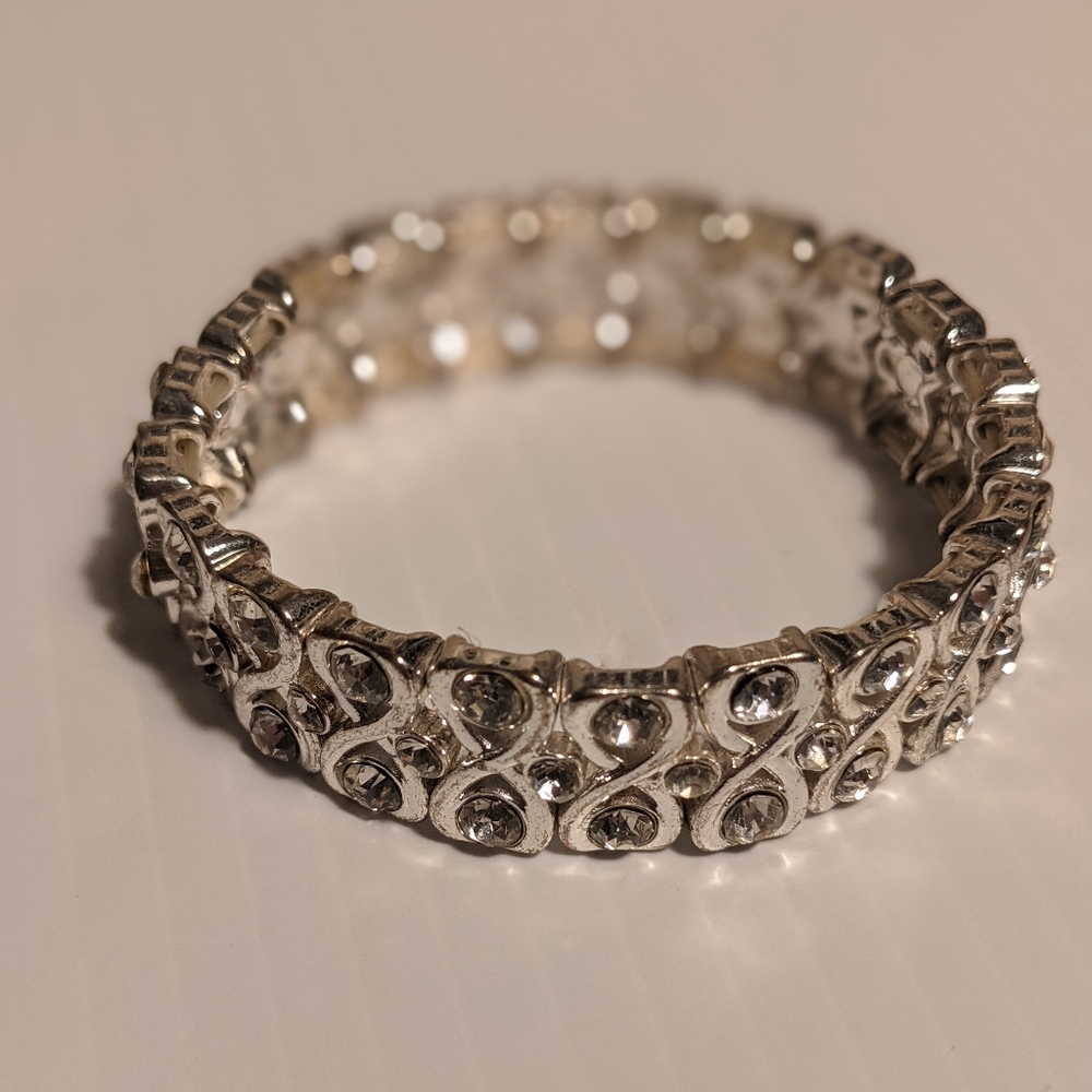 Rhinestone Costume Jewelry Bracelet